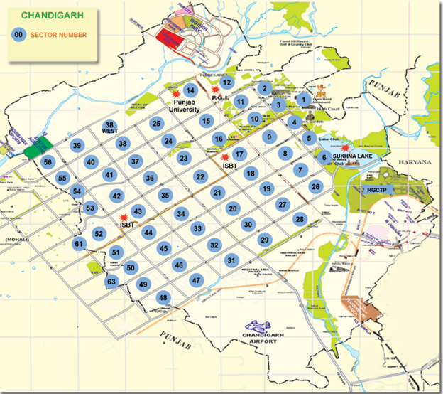 map_chandigarh
